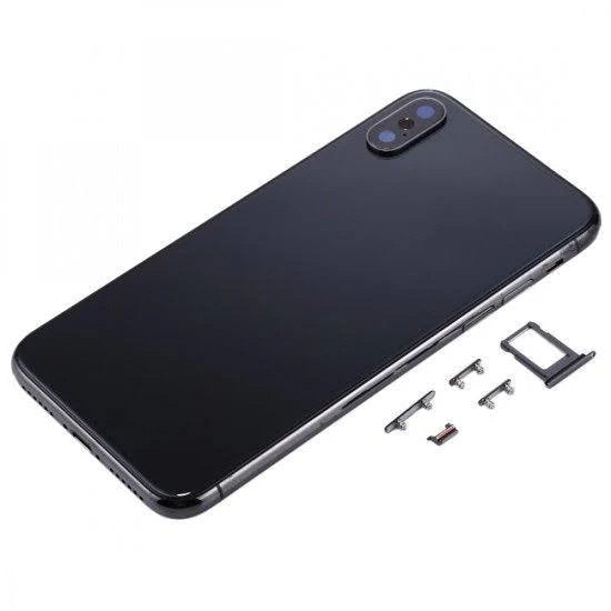 Red Rear Housing for iPhone X-Space Gray Red Rear Housing for iPhone X-Space Gray